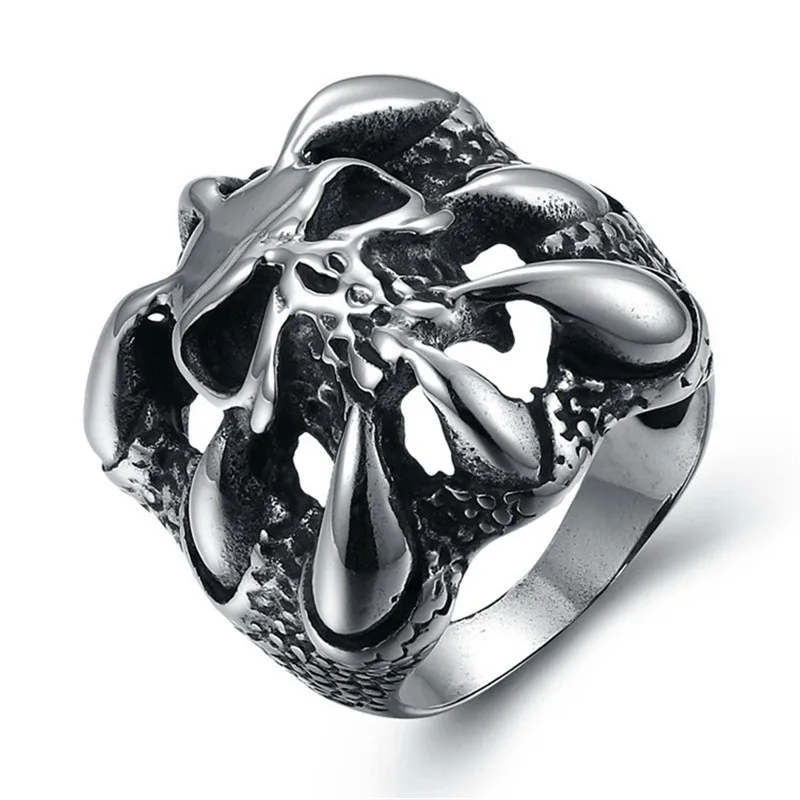 Fashion popular skull punk expedition star same style men's ring retro hip hop party jewelry birthday gift jewelry wholesale
Fashion popular skull punk expedition star same style men's ring retro hip hop party jewelry birthday gift jewelry wholesale
