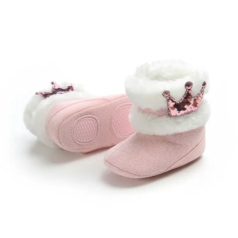 Princess Newborn Toddler Baby Girls Snow Boots Autumn Winter Warm Plush Ankle Shoes Christmas Shoes
Princess Newborn Toddler Baby Girls Snow Boots Autumn Winter Warm Plush Ankle Shoes Christmas Shoes