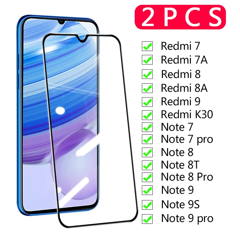 Защитное стекло для Xiaomi Redmi 9, 8, 8A, 7, 7A, K30, Note 7, 8, 8T, 9S, 9 Pro, 2 шт. 
Защитное стекло для Xiaomi Redmi 9, 8, 8A, 7, 7A, K30, Note 7, 8, 8T, 9S, 9 Pro, 2 шт.