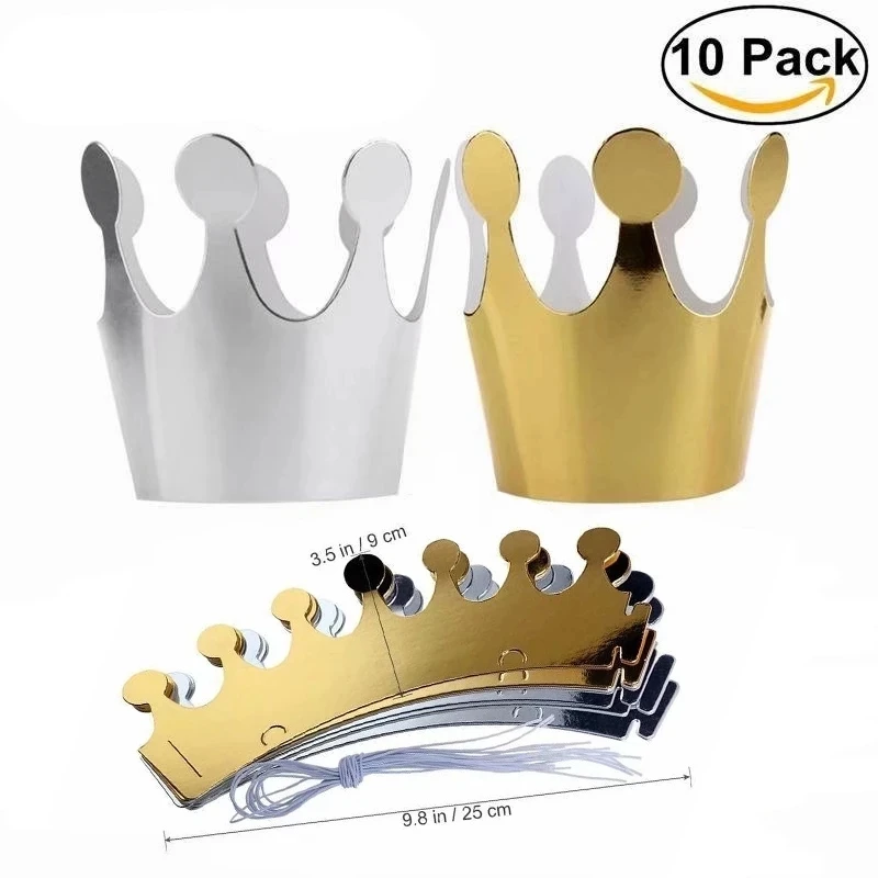 50pcs Hat Princess Prince Crown Kids Adult Happy Birthday Party Hat Festive Party Party Decor Festive Party Supplies Accessorie
50pcs Hat Princess Prince Crown Kids Adult Happy Birthday Party Hat Festive Party Party Decor Festive Party Supplies Accessorie