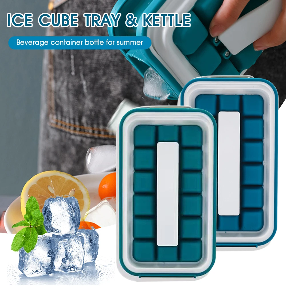 Ice Cube Tray 2 In 1 Ice Cube Maker Kettle Detachable Easy Clean Body w/ Leakproof Lid Easy Release Maker for Whisky Beer Party
Ice Cube Tray 2 In 1 Ice Cube Maker Kettle Detachable Easy Clean Body w/ Leakproof Lid Easy Release Maker for Whisky Beer Party