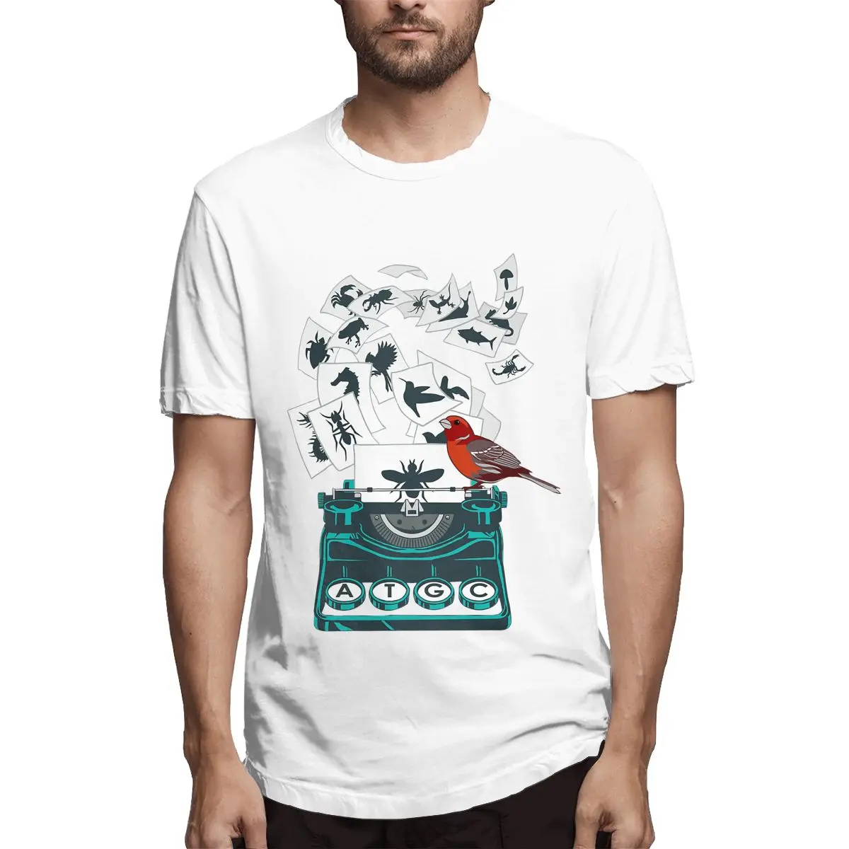 Alphabet Of Life Men's T Shirt Novelty Tees Short Sleeve Round Neck T-Shirt Pure Cotton 2021 New Arrival Clothing
Alphabet Of Life Men's T Shirt Novelty Tees Short Sleeve Round Neck T-Shirt Pure Cotton 2021 New Arrival Clothing