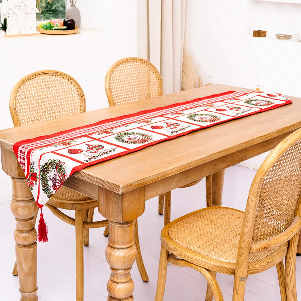 Festival Table Runners Garland Runner Santa Claus Table Tablecloth 180*35cm Christmas Cloth Decor High Quality
Festival Table Runners Garland Runner Santa Claus Table Tablecloth 180*35cm Christmas Cloth Decor High Quality