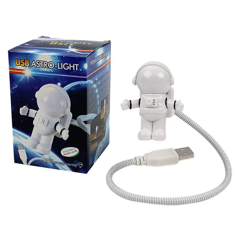 USB LED Reading Light Lamp Creative Astronaut Eye-Care Flexible Light On/Off Switch for Notebook Laptop Desktop PC
USB LED Reading Light Lamp Creative Astronaut Eye-Care Flexible Light On/Off Switch for Notebook Laptop Desktop PC