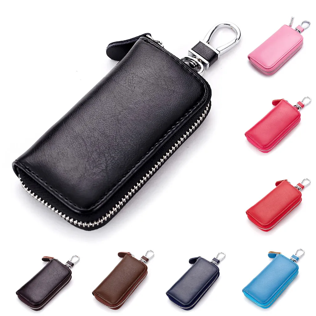Men Women Zipper Coin Bag PU Leather Card Bag Housekeeper Zipper Coin Purse Wallet Keychain Key Holder Card Storage Bag Bolsas
Men Women Zipper Coin Bag PU Leather Card Bag Housekeeper Zipper Coin Purse Wallet Keychain Key Holder Card Storage Bag Bolsas