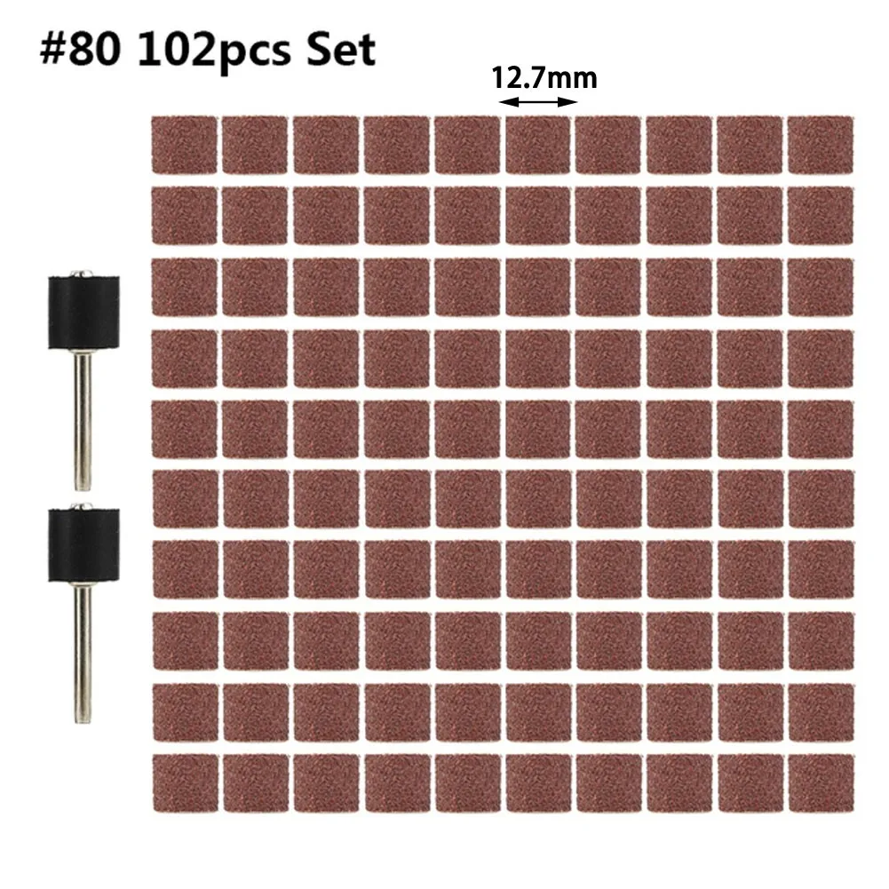 102PCS Sanding Drum Kit #80#100#120 Grit Sanding Drum Kit With Sanding Mandrel For Dremels Rotary Tools Abrasive Tools Fast Ship
102PCS Sanding Drum Kit #80#100#120 Grit Sanding Drum Kit With Sanding Mandrel For Dremels Rotary Tools Abrasive Tools Fast Ship