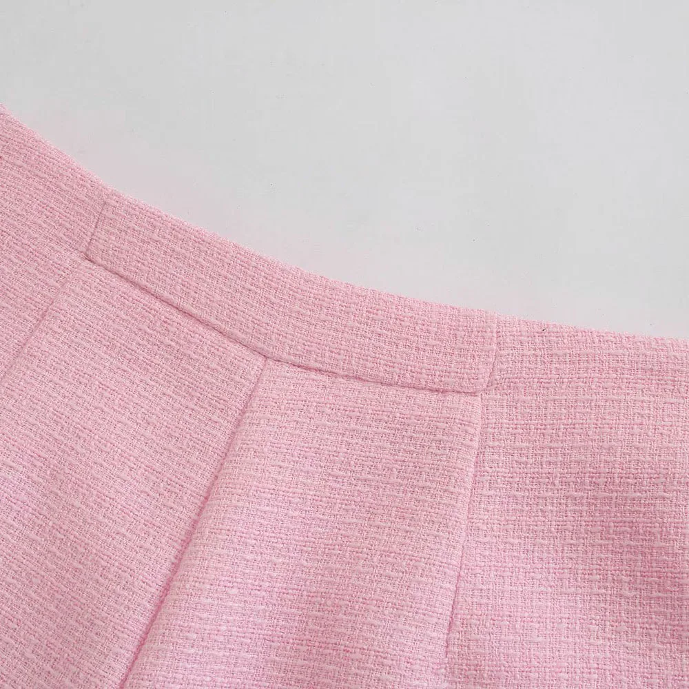 Suit Shorts women's loose high waist 2021 new summer wear casual pink show thin A-line wide leg Chiffon
Suit Shorts women's loose high waist 2021 new summer wear casual pink show thin A-line wide leg Chiffon