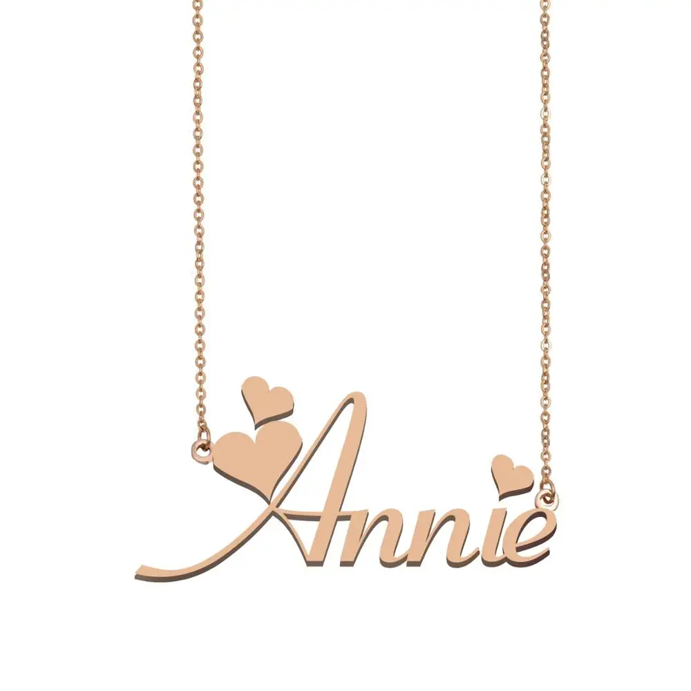 Annie Name Necklace, Custom Name Necklace for Women Girls Best Friends Birthday Wedding Christmas Mother Days Gift
Annie Name Necklace, Custom Name Necklace for Women Girls Best Friends Birthday Wedding Christmas Mother Days Gift