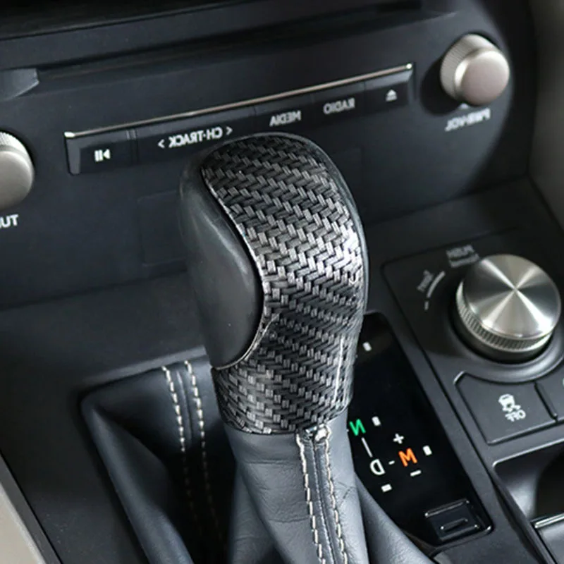 Подходит для Lexus NX RX наклейки на головку переключения передач из углеродного волокна
Подходит для Lexus NX RX наклейки на головку переключения передач из углеродного волокна