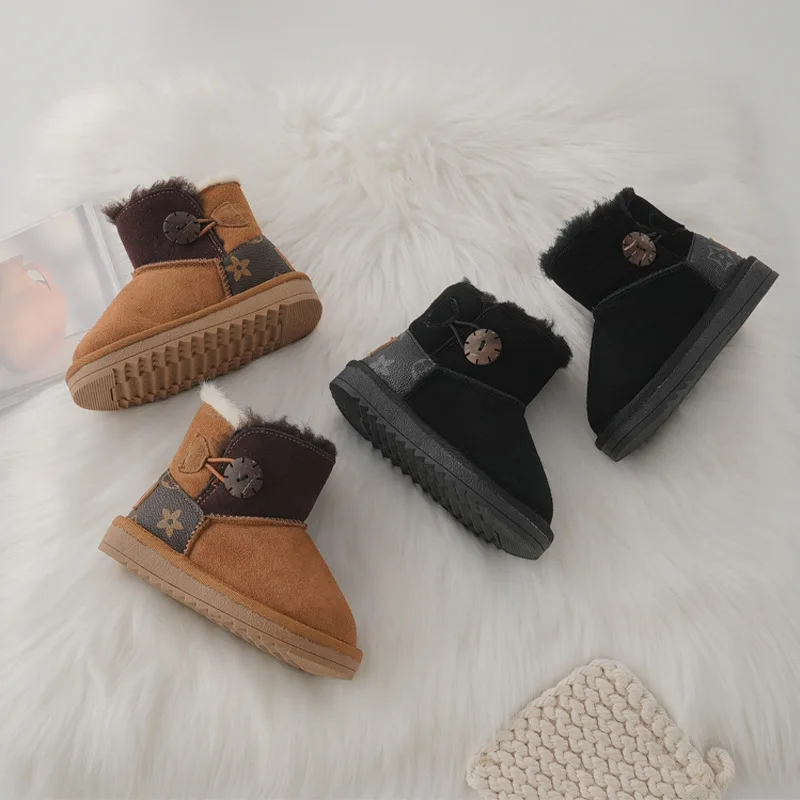 Kids Snow Boots Fashion Children Casual Shoes Baby Boys Girls Martin Toddler Cotton Shoes Winter Warm Plush Stitching Printing
Kids Snow Boots Fashion Children Casual Shoes Baby Boys Girls Martin Toddler Cotton Shoes Winter Warm Plush Stitching Printing