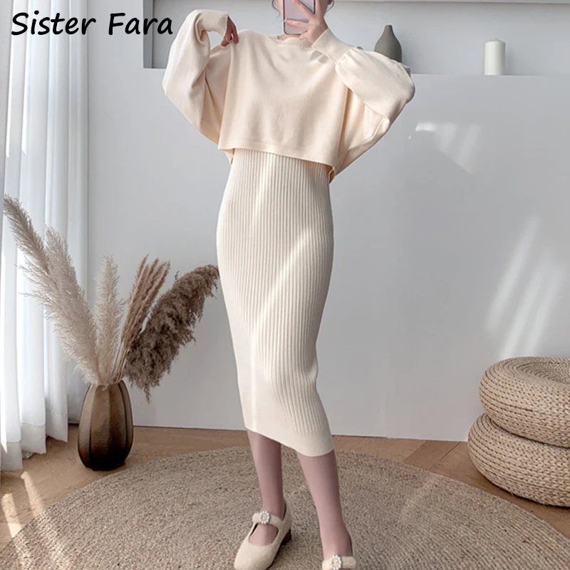 Женский вязаный комплект из двух предметов Sister Fara, осенне-зимний комплект из свитера и вязаного платья-свитера без рукавов, Модный повседне...
Женский вязаный комплект из двух предметов Sister Fara, осенне-зимний комплект из свитера и вязаного платья-свитера без рукавов, Модный повседне...