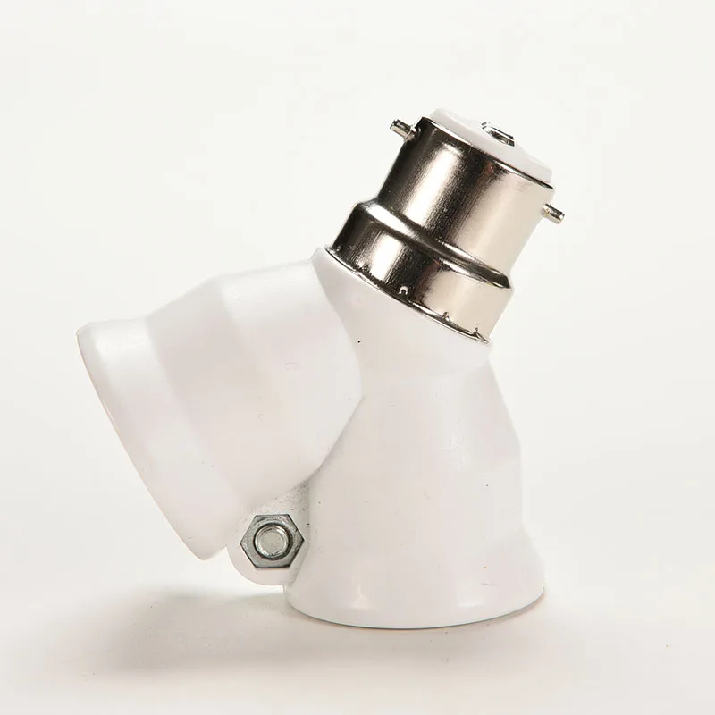 1Pcs Y Shape B22 To 2xE27 Lamp Holder Converter Socket Conversion Light Bulb Base Splitter Adaptor Home Use
1Pcs Y Shape B22 To 2xE27 Lamp Holder Converter Socket Conversion Light Bulb Base Splitter Adaptor Home Use