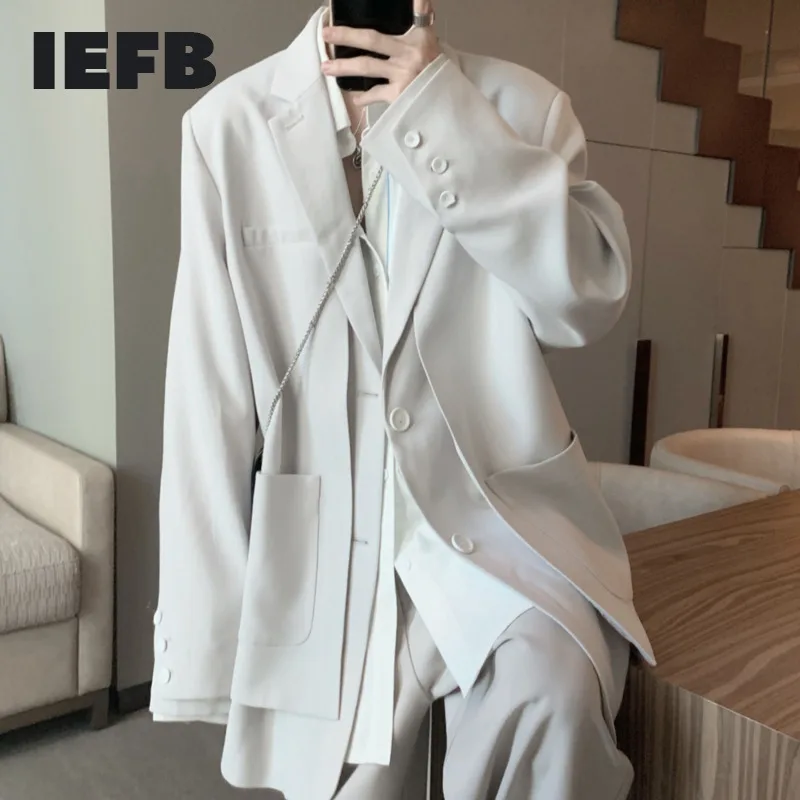 IEFB Niche Clothes Fake Two Pieces Suit Coat Men's Autumn New Korean Loose High Quality Single Breasted Quality Elegant Blazers
IEFB Niche Clothes Fake Two Pieces Suit Coat Men's Autumn New Korean Loose High Quality Single Breasted Quality Elegant Blazers