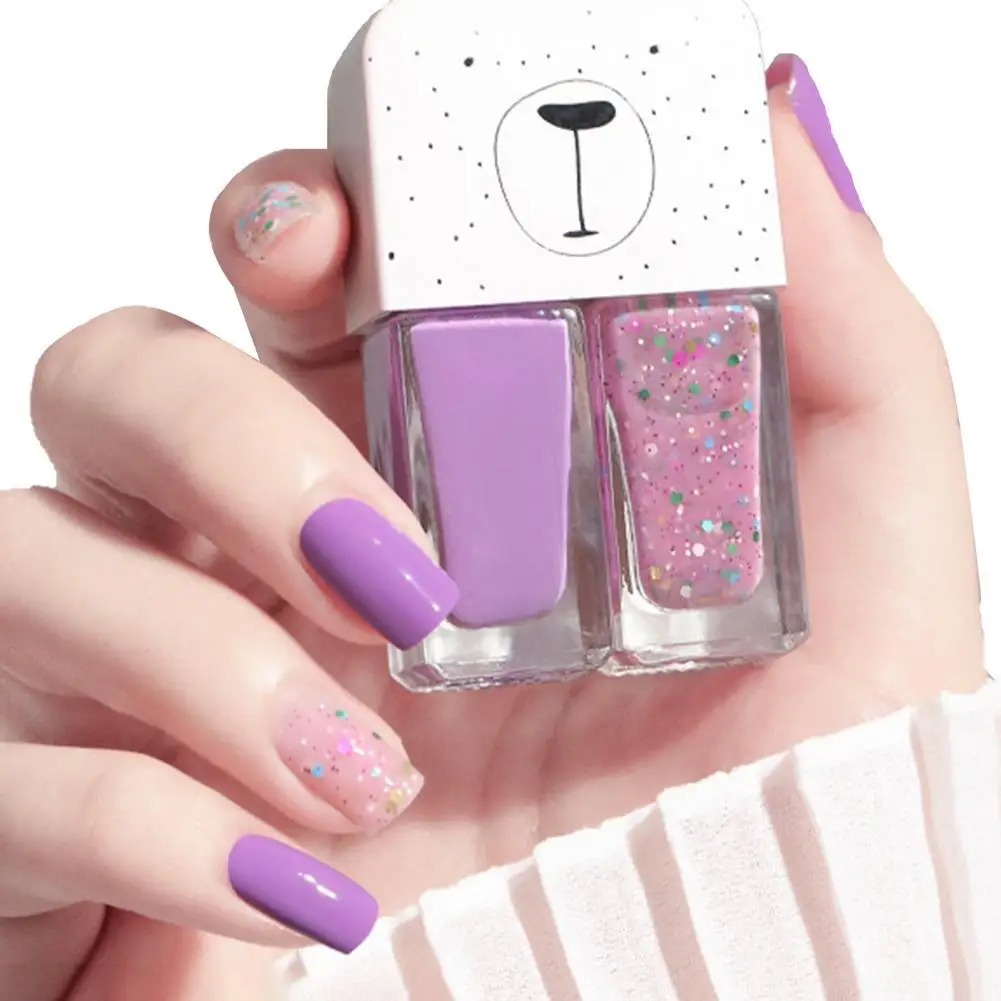 Durable Nail Decoration Operate Easily Multi-color Not Tearable Nail Polish Nail Polish Nail Polish 6ml x 2
Durable Nail Decoration Operate Easily Multi-color Not Tearable Nail Polish Nail Polish Nail Polish 6ml x 2