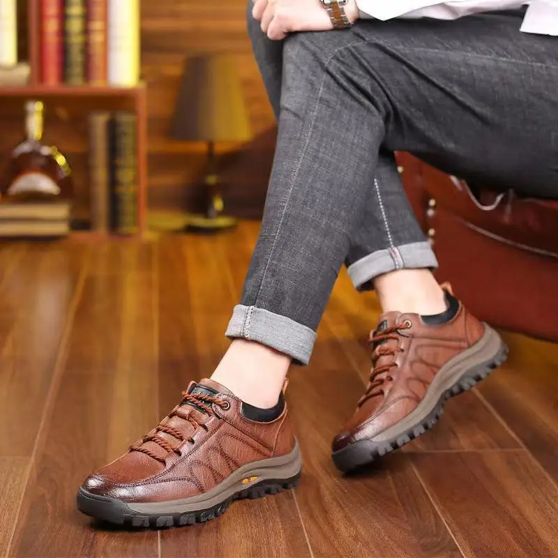 Men Casual Shoes Men Sports Shoes PU Solid Color Round Shape Breathable Keep Warm Anti Slip and Waterproof Men Flat Shoes
Men Casual Shoes Men Sports Shoes PU Solid Color Round Shape Breathable Keep Warm Anti Slip and Waterproof Men Flat Shoes
