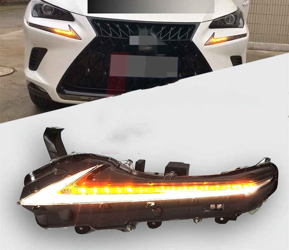 Светодиодные дневные ходовые огни Osmrk, плавный поворотный сигнал в сборе для Lexus NX200 200T 300 300h 2015-2020
Светодиодные дневные ходовые огни Osmrk, плавный поворотный сигнал в сборе для Lexus NX200 200T 300 300h 2015-2020
