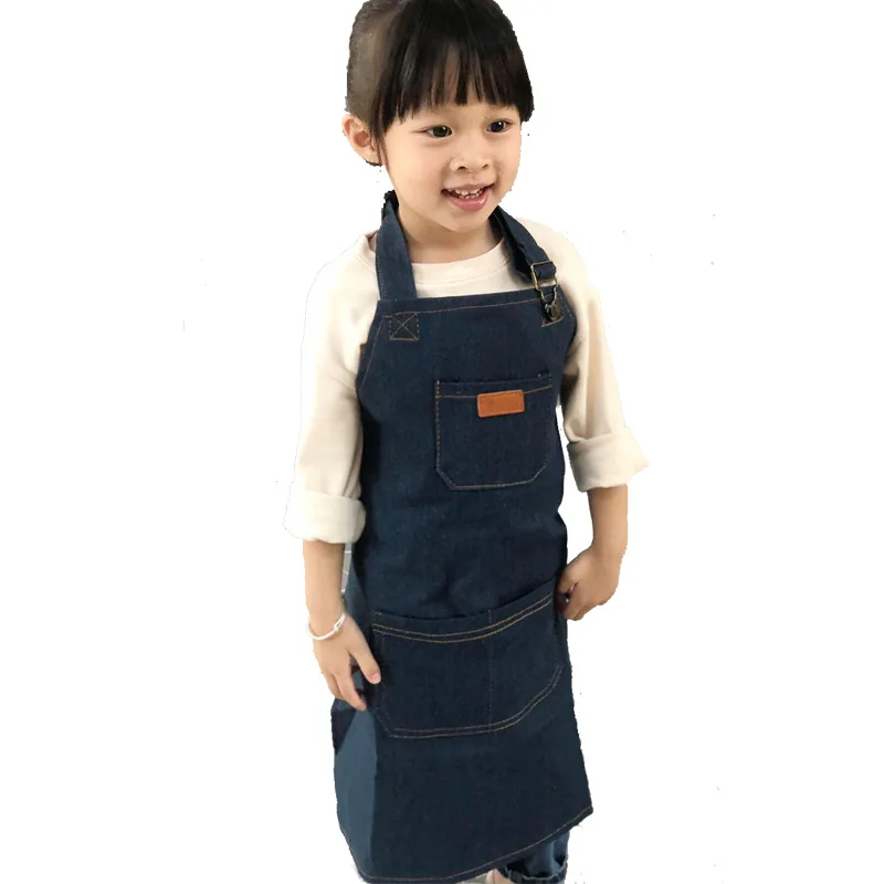 1Pcs Denim Fabric Parent-child Apron Children Family Activities Diy Handwork Pinafore Home Kitchen Baking Game Antifouling Tools
1Pcs Denim Fabric Parent-child Apron Children Family Activities Diy Handwork Pinafore Home Kitchen Baking Game Antifouling Tools