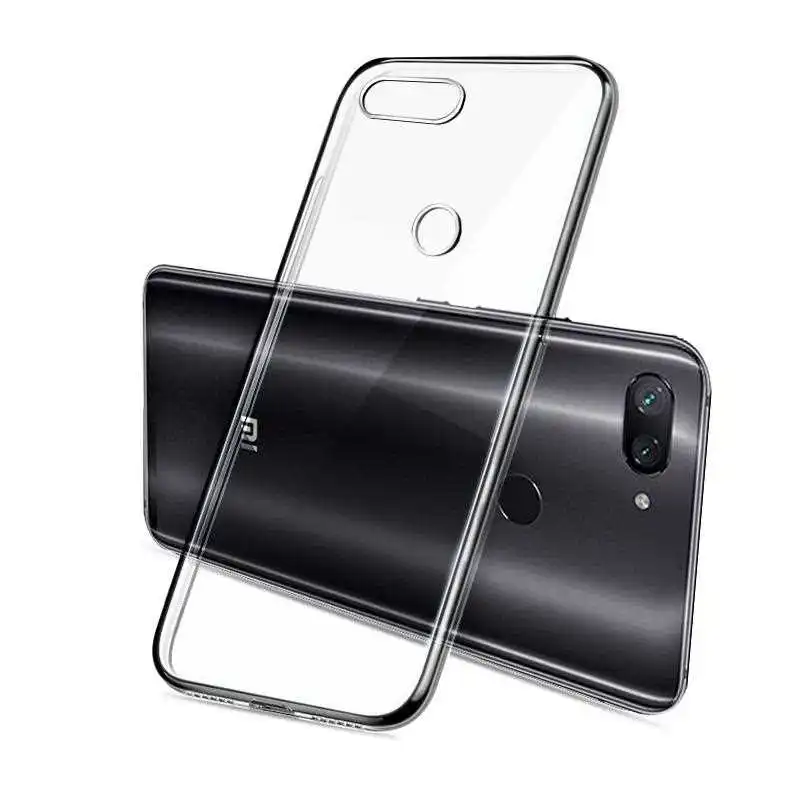 Ультратонкий Прозрачный мягкий чехол из ТПУ для Xiaomi Mi 8 8x Lite телефона Play Pocophone