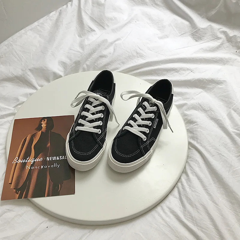 Brand Canvas Shoes Women's Fashion Sneakers Casual Loafers Woman Vulcanize Shoes 2022 New Low-Top Ladies Shoes Zapatos De Mujer
Brand Canvas Shoes Women's Fashion Sneakers Casual Loafers Woman Vulcanize Shoes 2022 New Low-Top Ladies Shoes Zapatos De Mujer