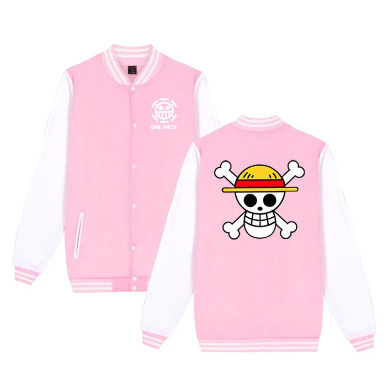 One Piece Anime Printed Jacket Baseball Shirt Sportswear Baseball Jersey Pink Top jackets for women woman jacket coat women
One Piece Anime Printed Jacket Baseball Shirt Sportswear Baseball Jersey Pink Top jackets for women woman jacket coat women