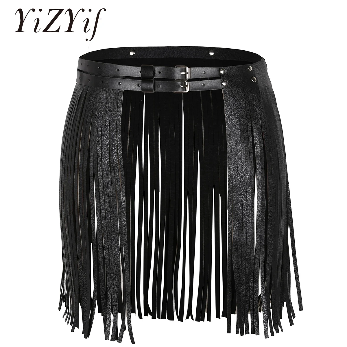 Women High Waist Faux Leather Fringe Tassels Skirt Belt Body Chest Harness Femme Halloween Party Punk Rock Costume Clubwear
Women High Waist Faux Leather Fringe Tassels Skirt Belt Body Chest Harness Femme Halloween Party Punk Rock Costume Clubwear