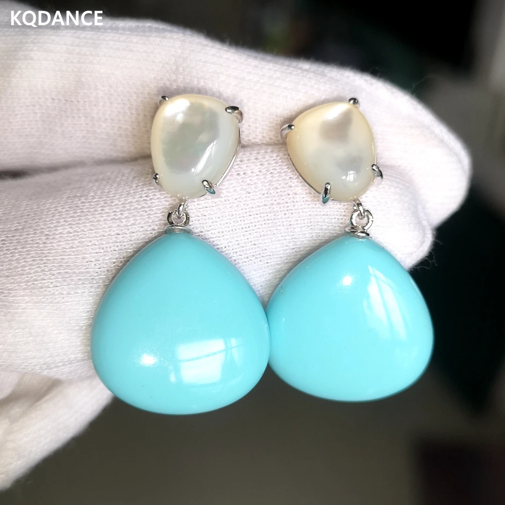Женские серьги-подвески KQDANCE, серьги из серебра 925 пробы с натуральными голубыми апатитами и иглами, ювелирные изделия, тренд 2021, оптовая про...
Женские серьги-подвески KQDANCE, серьги из серебра 925 пробы с натуральными голубыми апатитами и иглами, ювелирные изделия, тренд 2021, оптовая про...