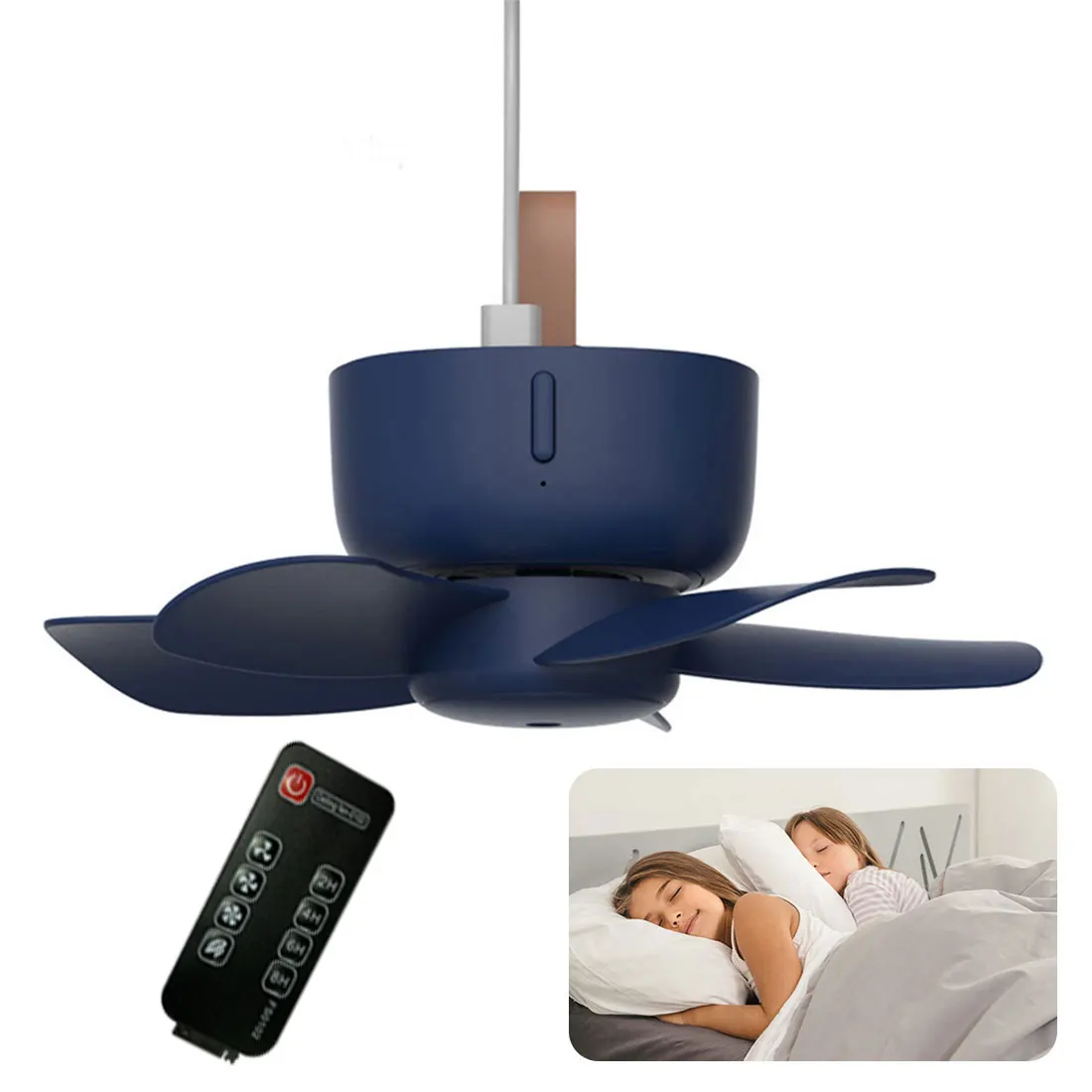 5V Remote Control Timing USB Ceiling Fan Air Cooler 4 Speed Fan 8000mAh USB Rechargeable for Bed Camping Hanging Fan
5V Remote Control Timing USB Ceiling Fan Air Cooler 4 Speed Fan 8000mAh USB Rechargeable for Bed Camping Hanging Fan