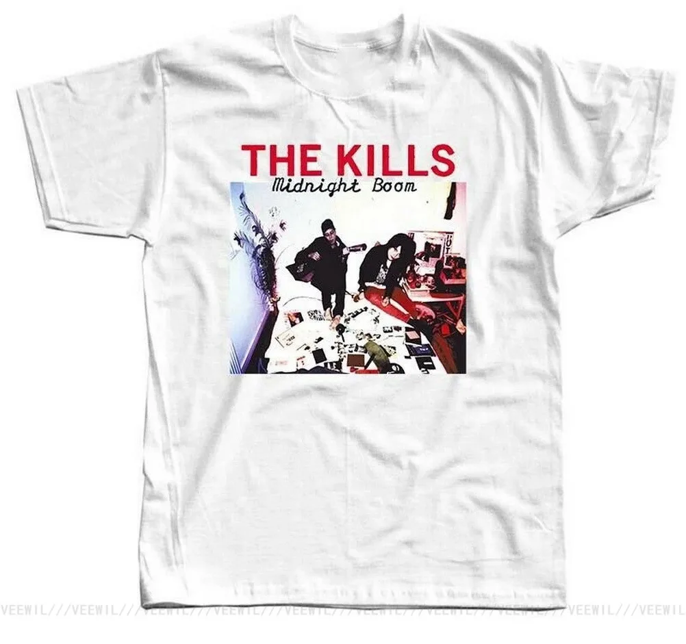 Обложка альбома The Kill Midnight Boom 2008 футболка DTG белая женская хлопковая футболка Топы футболка с коротким рукавом
Обложка альбома The Kill Midnight Boom 2008 футболка DTG белая женская хлопковая футболка Топы футболка с коротким рукавом