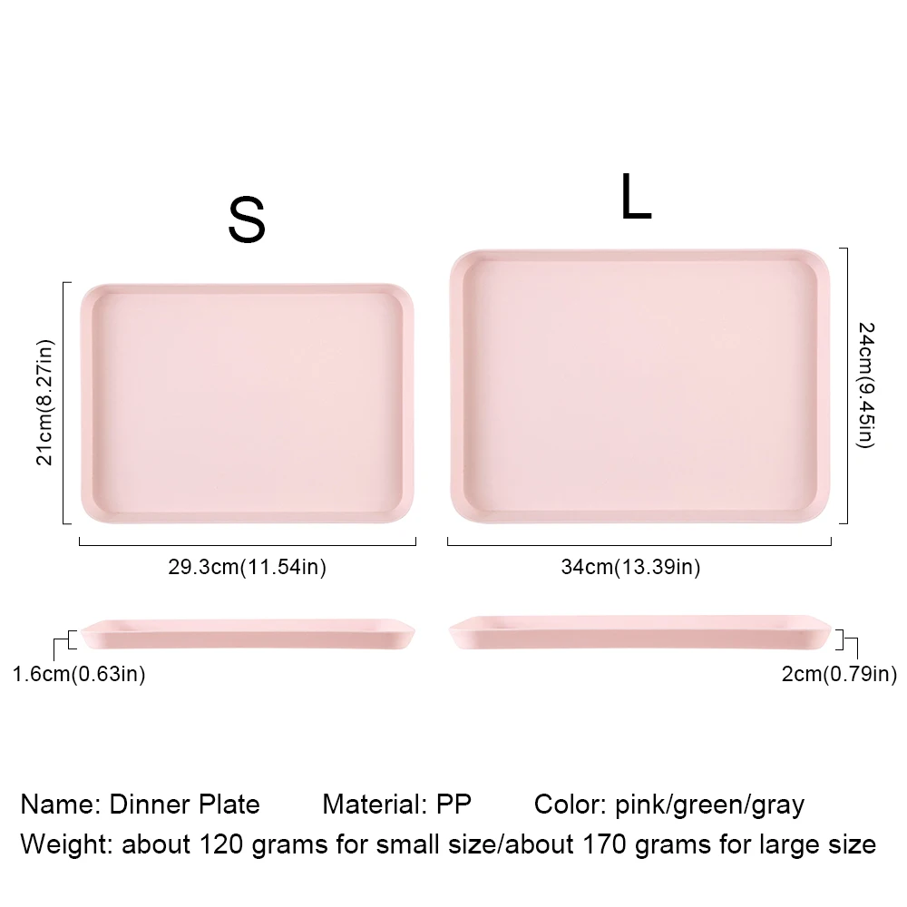 Scandinavian Style Simple Plastic Storage Rectangular Tray Fruit Dessert Dinner Plate Hotel Household Kitchen Supply Wholesales
Scandinavian Style Simple Plastic Storage Rectangular Tray Fruit Dessert Dinner Plate Hotel Household Kitchen Supply Wholesales