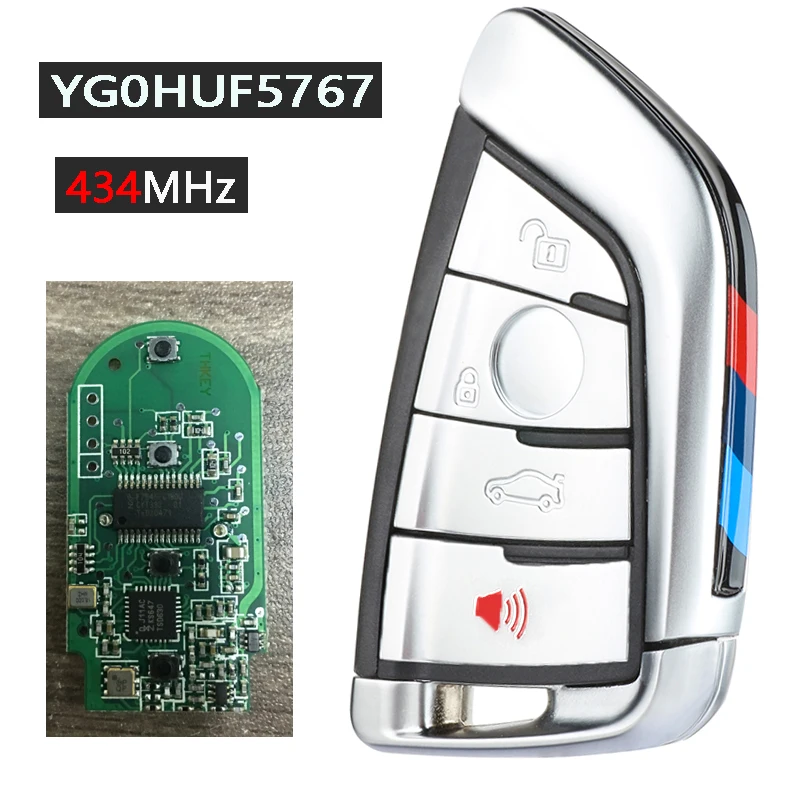 KEYECU 315/434/868 МГц PCF7953 Чип CAS4 CAS4 + Модифицированная система 4-кнопочного дистанционного брелока для BMW F Chassis 5 7 Series Silver
KEYECU 315/434/868 МГц PCF7953 Чип CAS4 CAS4 + Модифицированная система 4-кнопочного дистанционного брелока для BMW F Chassis 5 7 Series Silver