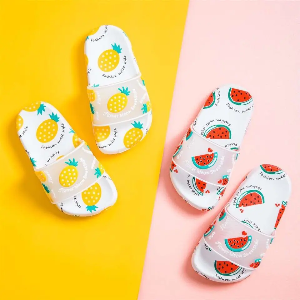 Summer Sandals flip-flops for Girl Slippers Children Shoes Women Fruit Strawberry Pineapple Peach Kids Baby Flip Flops Beach
Summer Sandals flip-flops for Girl Slippers Children Shoes Women Fruit Strawberry Pineapple Peach Kids Baby Flip Flops Beach