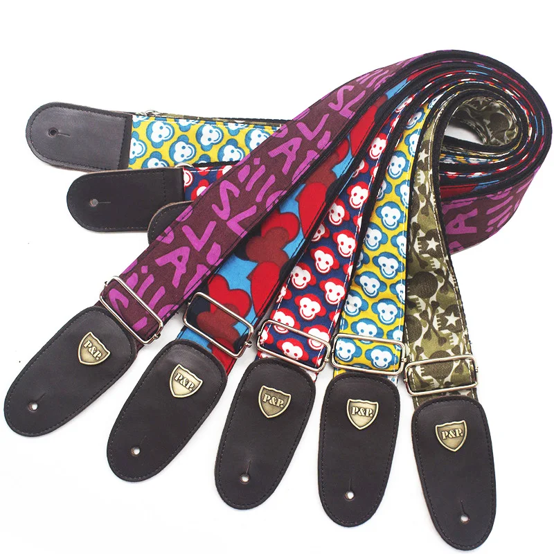 Guitar Straps Adjustable Cotton Leather Head Widening and Thickening for Electric Acoustic Guitar Bass Instrument Accessories
Guitar Straps Adjustable Cotton Leather Head Widening and Thickening for Electric Acoustic Guitar Bass Instrument Accessories