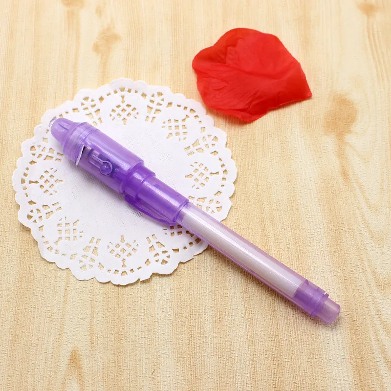 2 in 1 Luminous Light Pen Magic Purple Black Light Combination Drawing Invisible Ink Pen Learning Children Educational Toys
2 in 1 Luminous Light Pen Magic Purple Black Light Combination Drawing Invisible Ink Pen Learning Children Educational Toys