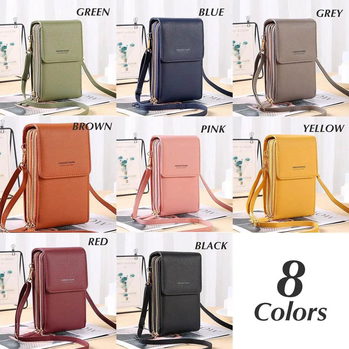 Men Women PU Leather Shoulder Phone bags Female Large Capacity Crossbody Bags Girls Multi-functional Handbag Phone Purse
Men Women PU Leather Shoulder Phone bags Female Large Capacity Crossbody Bags Girls Multi-functional Handbag Phone Purse