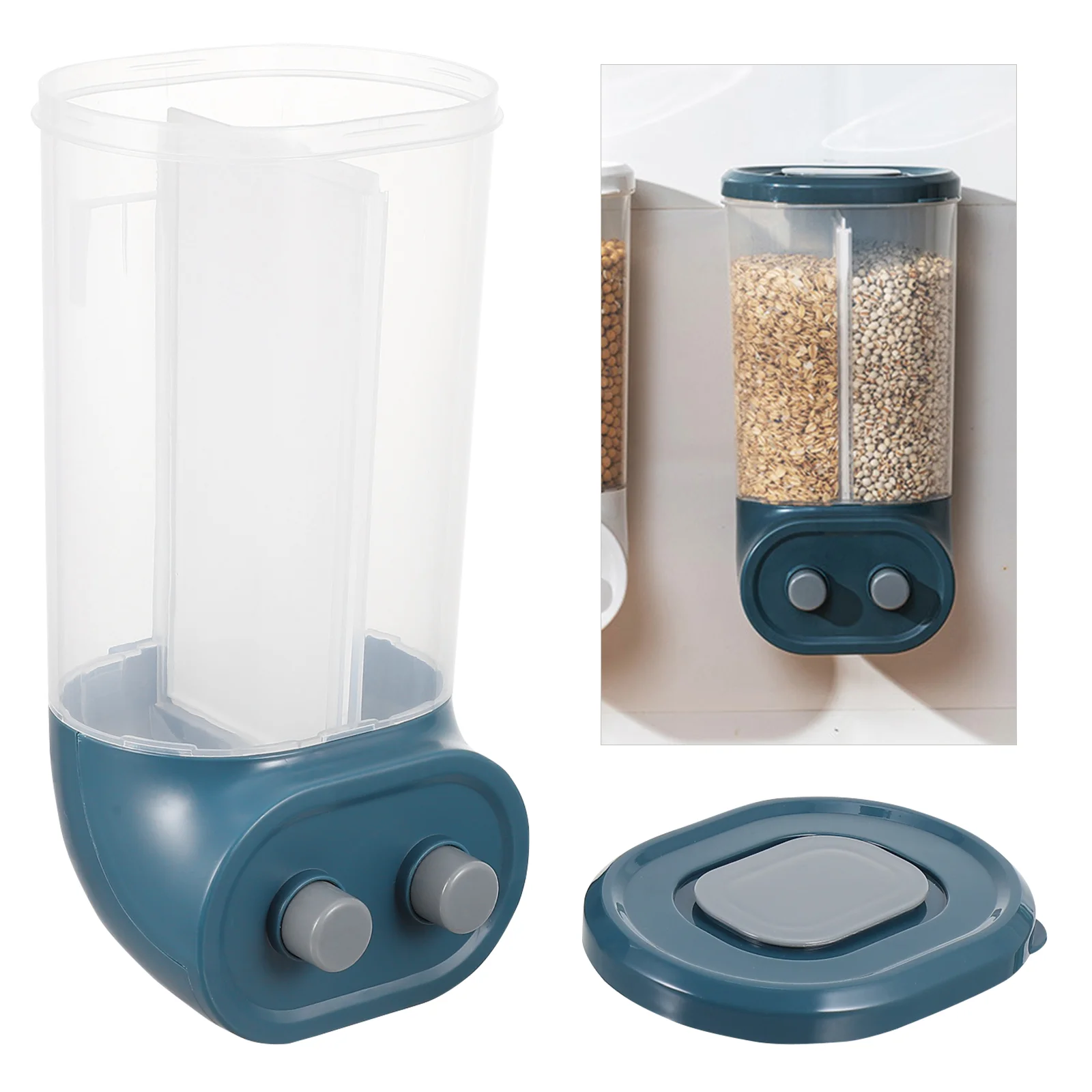 1 Pc Rice Organizer Grain Storage Jar Wall Mounted Grain Holder(2 Kg)
1 Pc Rice Organizer Grain Storage Jar Wall Mounted Grain Holder(2 Kg)