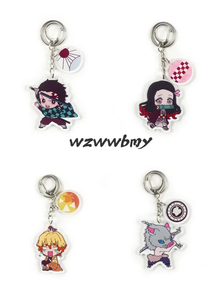 Anime Demon Slayer Keychain Acrylic Kimetsu No Yaiba Blade Of Ghost Keychains Key Chain Women‘s Keyring Jewelry Accessories
Anime Demon Slayer Keychain Acrylic Kimetsu No Yaiba Blade Of Ghost Keychains Key Chain Women‘s Keyring Jewelry Accessories