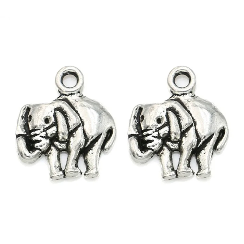 20pcs Antique Silver Plated Elephant Charms Bracelet Findings Pendants for Jewelry Making Earrings DIY Handmade 16x13mm
20pcs Antique Silver Plated Elephant Charms Bracelet Findings Pendants for Jewelry Making Earrings DIY Handmade 16x13mm