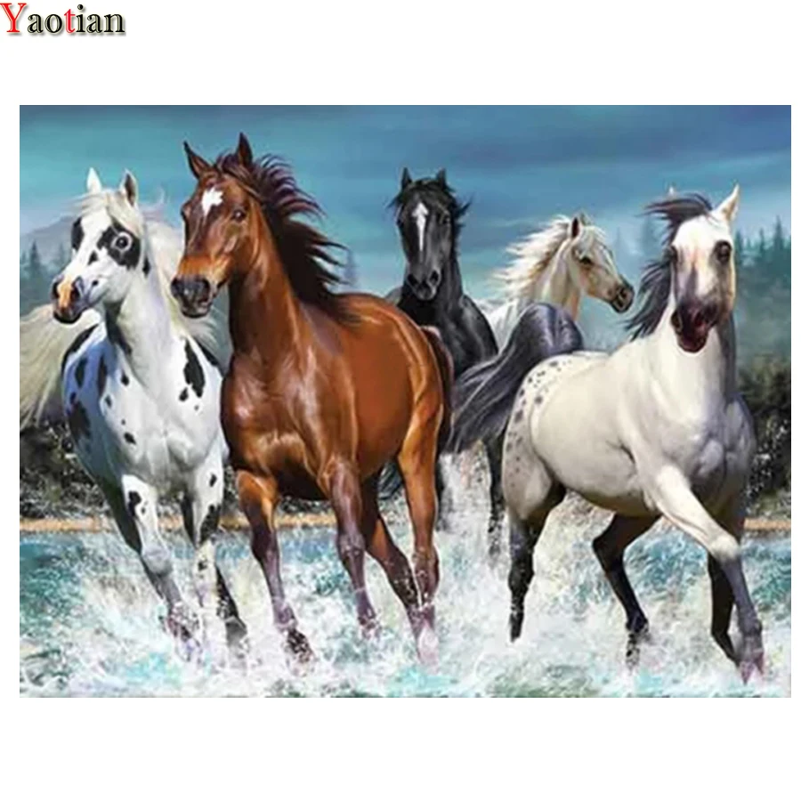 5D Diamond Painting Animal Galloping Horse Christmas Gift Decoration Cross Stitch Full Square Embroidery Mosaic Handwork Crafts
5D Diamond Painting Animal Galloping Horse Christmas Gift Decoration Cross Stitch Full Square Embroidery Mosaic Handwork Crafts