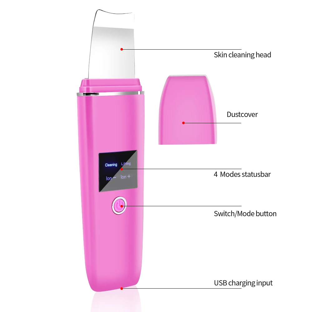 Ultrasonic Skin Scrubber + USB Nebulizer Steamer Humidifier Deep Face Cleaning Machine Exfoliating Peeling Facial Pore Shovel
Ultrasonic Skin Scrubber + USB Nebulizer Steamer Humidifier Deep Face Cleaning Machine Exfoliating Peeling Facial Pore Shovel