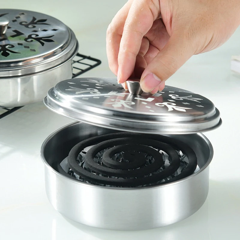 NewStainless Steel Fireproof Mosquito-repellent Incense Coil Tray Net Rack Box Hot
NewStainless Steel Fireproof Mosquito-repellent Incense Coil Tray Net Rack Box Hot