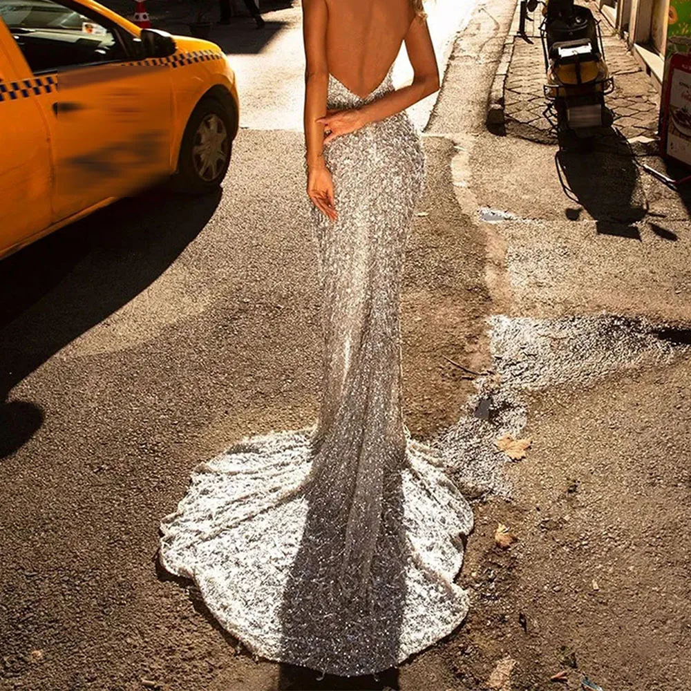 Summer 2021 Western Style Fashion Temperament Simplicity Cocktail Dress Sexy Low-cut Backless Halter High Split Slim
Summer 2021 Western Style Fashion Temperament Simplicity Cocktail Dress Sexy Low-cut Backless Halter High Split Slim