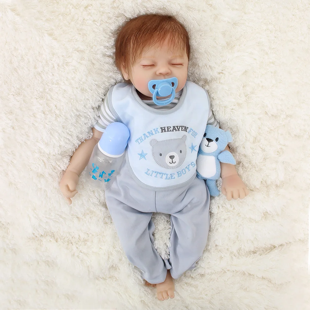 Otarddolls Bebe Reborn Doll 22"55cm soft Vinyl Silicone reborn baby doll Cute Girl Toys boneca For Children Birthday Gift l.o.l
Otarddolls Bebe Reborn Doll 22"55cm soft Vinyl Silicone reborn baby doll Cute Girl Toys boneca For Children Birthday Gift l.o.l