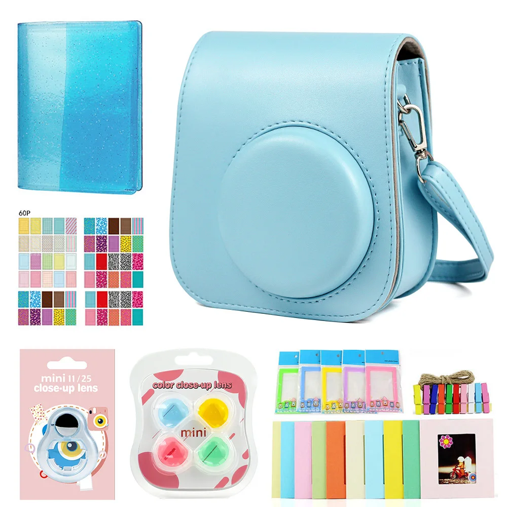Instax Mini 11 Camera Accessories Bundle Kit Shoulder Strap Bag Case Photo Album Film Frame Filters Selfie Lens
Instax Mini 11 Camera Accessories Bundle Kit Shoulder Strap Bag Case Photo Album Film Frame Filters Selfie Lens