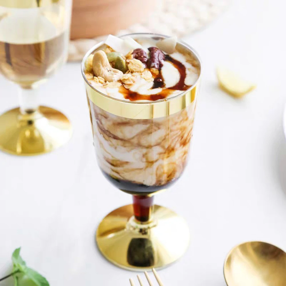 6Pcs Gold Rimmed Champagne Cup Plastic Disposable Cup Party Wedding Cups Tableware Rose Golden Toasting Glasses Decoration 180ML
6Pcs Gold Rimmed Champagne Cup Plastic Disposable Cup Party Wedding Cups Tableware Rose Golden Toasting Glasses Decoration 180ML