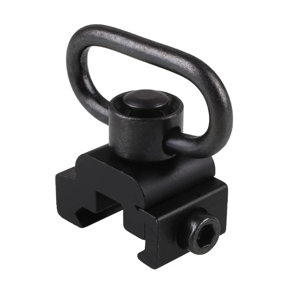 20mm Picatinny Rail Quick Detach QD Sling Tactical Swivel Detachable Button Strap Ring Holder For Rifle Airsoft Accessories 
20mm Picatinny Rail Quick Detach QD Sling Tactical Swivel Detachable Button Strap Ring Holder For Rifle Airsoft Accessories