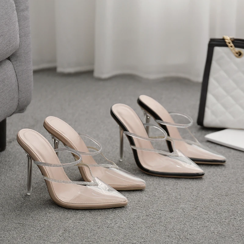 Rhinestone Sandals Flat Summer Shoes Woman Two Weare Large Size Without Fashion Multicolored Pointed Stiletto Comfort Girls 2021 
Rhinestone Sandals Flat Summer Shoes Woman Two Weare Large Size Without Fashion Multicolored Pointed Stiletto Comfort Girls 2021