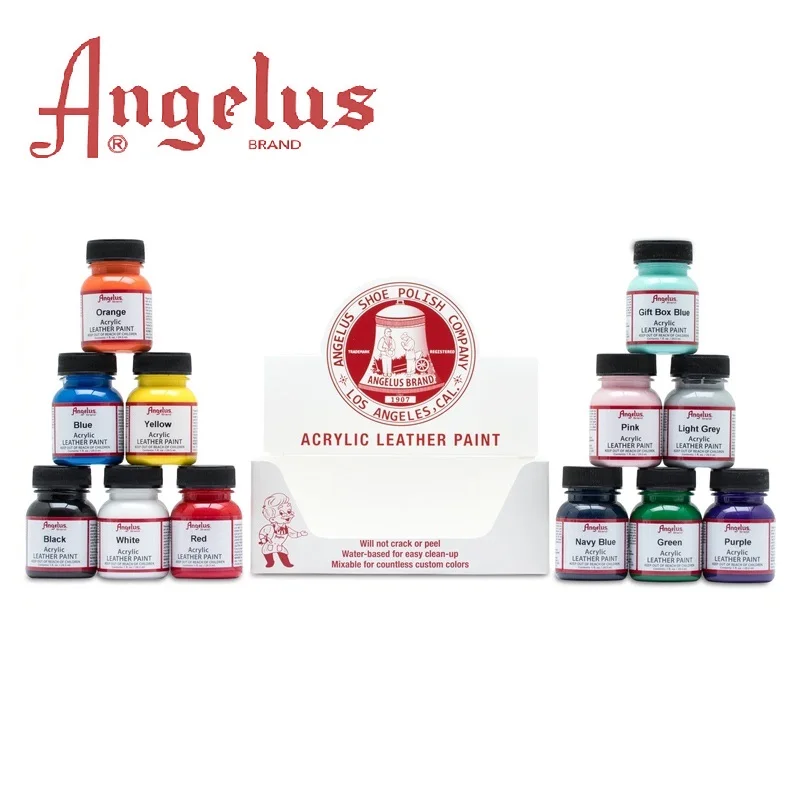Angelus Artist DIY Hand Painted Graffiti Bag Shoes Clothes Leather Customized Handmade Paint 29.5ML Leathercraft Acrylic Paint
Angelus Artist DIY Hand Painted Graffiti Bag Shoes Clothes Leather Customized Handmade Paint 29.5ML Leathercraft Acrylic Paint