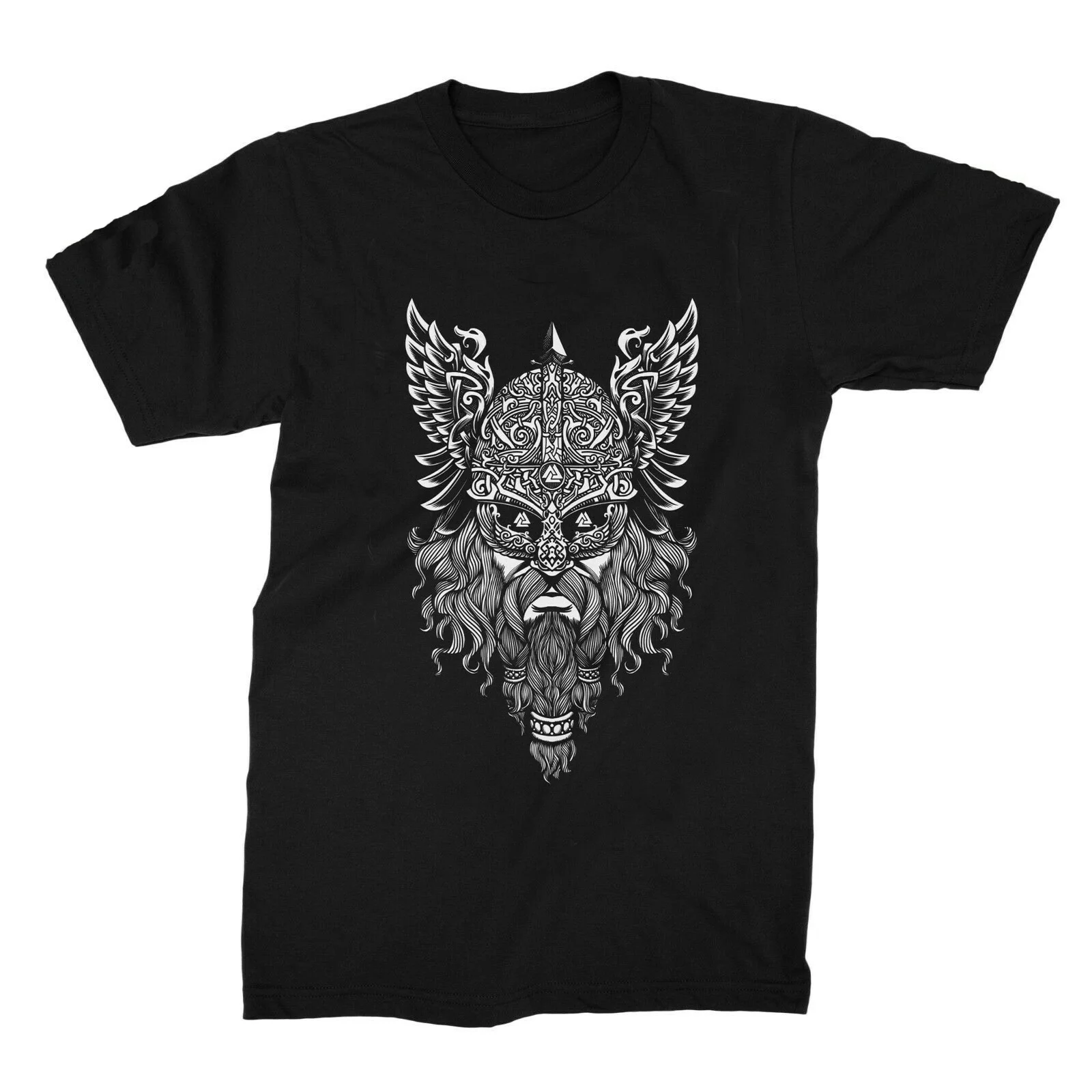 The Vikings Tattoo Men's T-Shirt Odin Valhalla Cotton Round Neck Short Sleeve T Shirt
The Vikings Tattoo Men's T-Shirt Odin Valhalla Cotton Round Neck Short Sleeve T Shirt