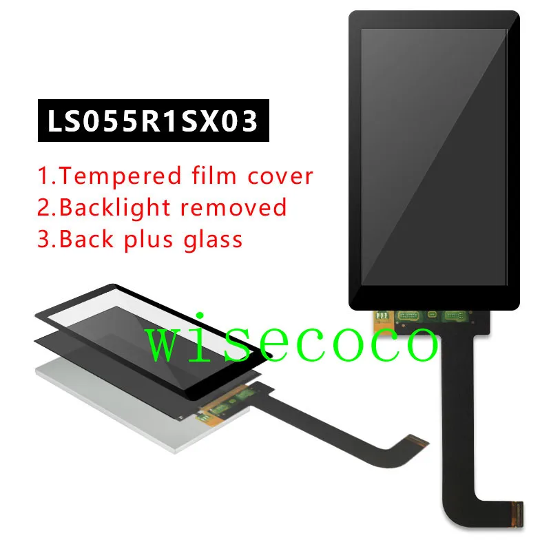 Детали для 3D-принтера 2K LCD Quad-HD высокая яркость 5 дюйма 2560x1440 переднее защитное