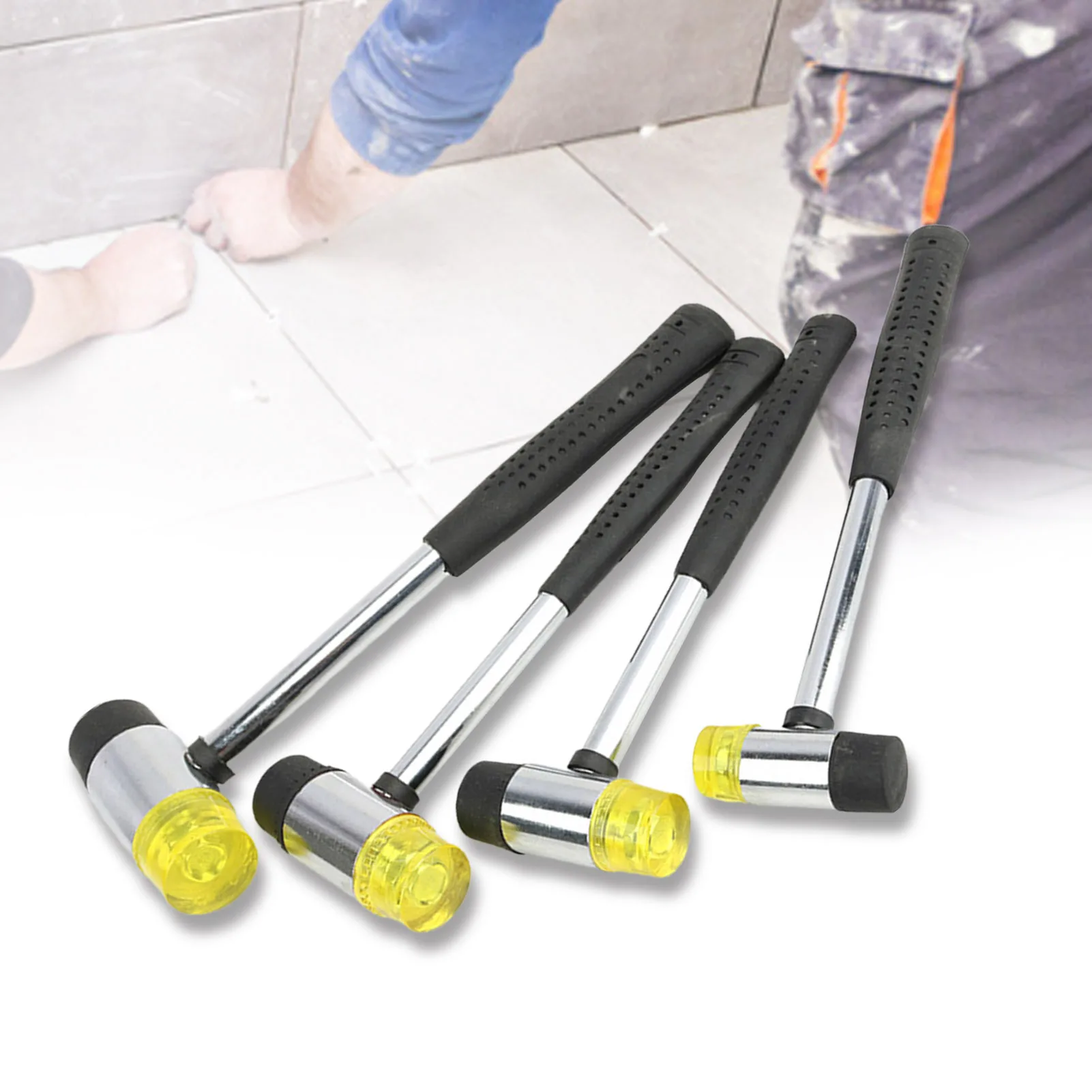 Double Face Tap Rubber Hammer 25mm 30mm 35mm 40mm 45mm Multifunctional Glazing Window Beads Hammers Nylon Head Rubber Mallet
Double Face Tap Rubber Hammer 25mm 30mm 35mm 40mm 45mm Multifunctional Glazing Window Beads Hammers Nylon Head Rubber Mallet